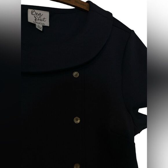 Bea and Dot by ModCloth Navy Blue Top Size L - Picture 4 of 4